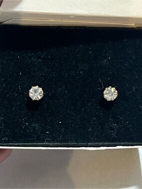 Vintage Avon Crystal Stud earrings